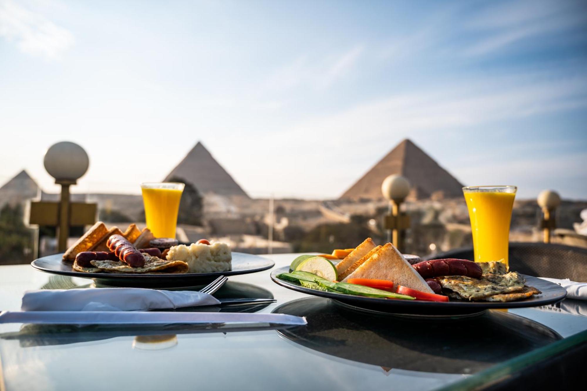 Shadow Pyramids Suites And Jacuzzi Kafret el-Gabal Exterior foto